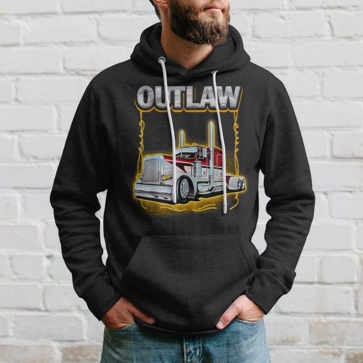 Outlaw Peterbilt Truck S Kapuzenpullover Geschenke für Ihn