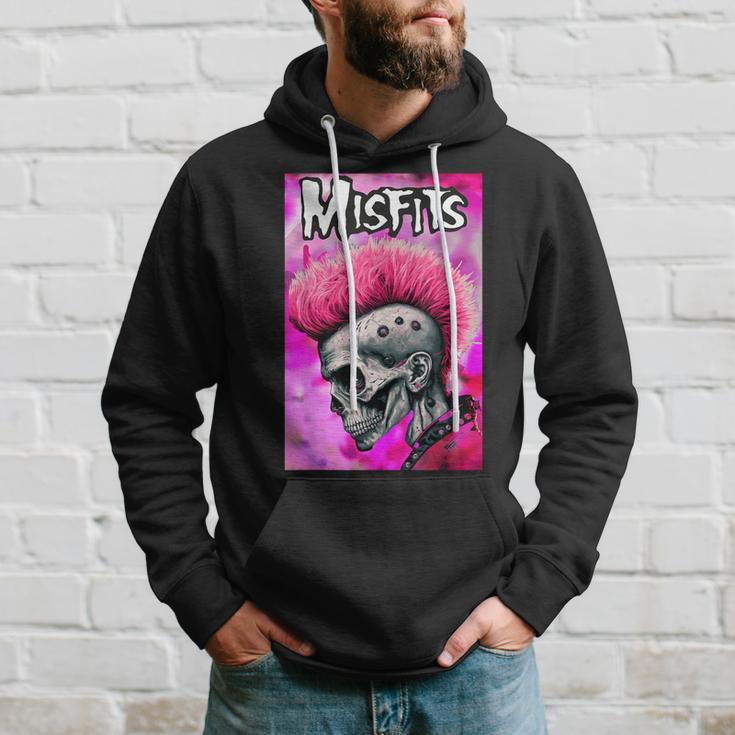 Pink Misfits Skull Fanart Kapuzenpullover Geschenke für Ihn