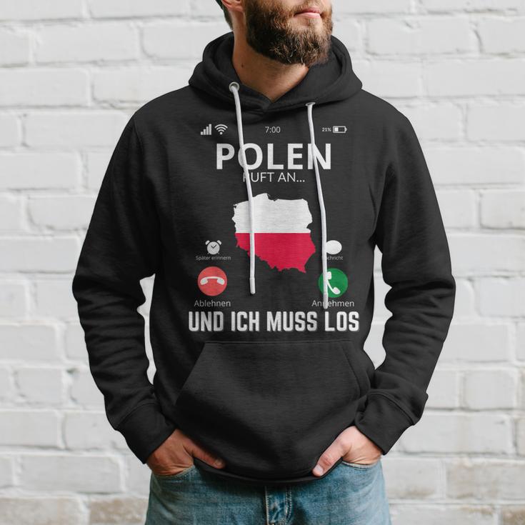 Polen Calls And I Must Go Poland Flag Kapuzenpullover Geschenke für Ihn