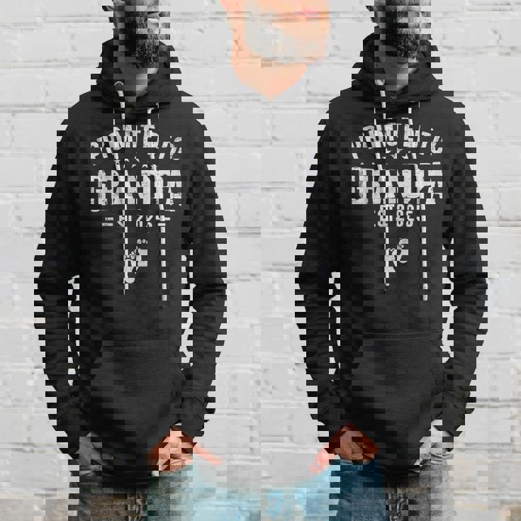 Promoted To Grandpa 2025 Soon To Be Grandfather New Grandpa Hoodie Gifts for Him