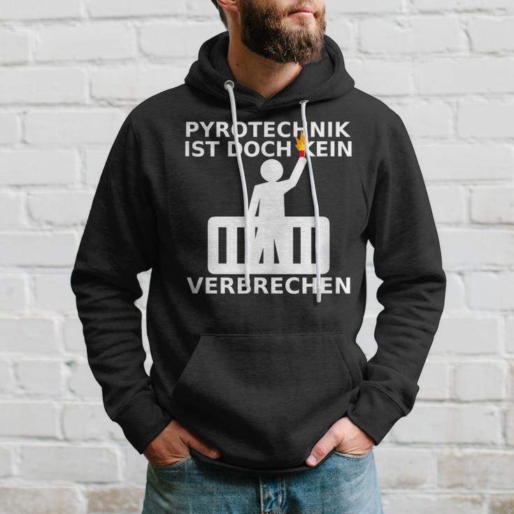 Pyrotechnik Ist Doch Keinerbrechen Balkon Ultra Meme Kapuzenpullover Geschenke für Ihn