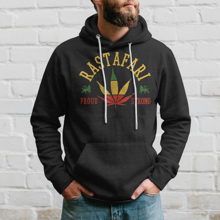 Rastafari Lion Of Judah Ganja Cannabis Gras Rasta Reggae Kapuzenpullover Geschenke für Ihn