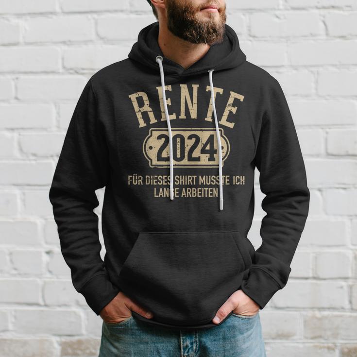 Rente 2024 Für Diese Musste Ich Lange Arbeiten Rentner Kapuzenpullover Geschenke für Ihn