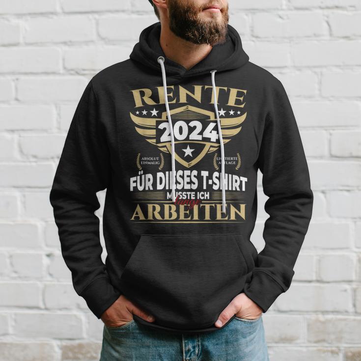 Rente 2024 Für Dieses Musste Ich Lange Arbeiten Kapuzenpullover Geschenke für Ihn