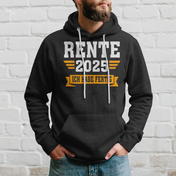 Rente 2025 Ich Habe Fertig Rentner Kapuzenpullover Geschenke für Ihn