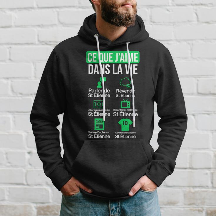 Sweat à Capuche Saint-Étienne - Design Fan Article De Sport - Coupe Classique - 12