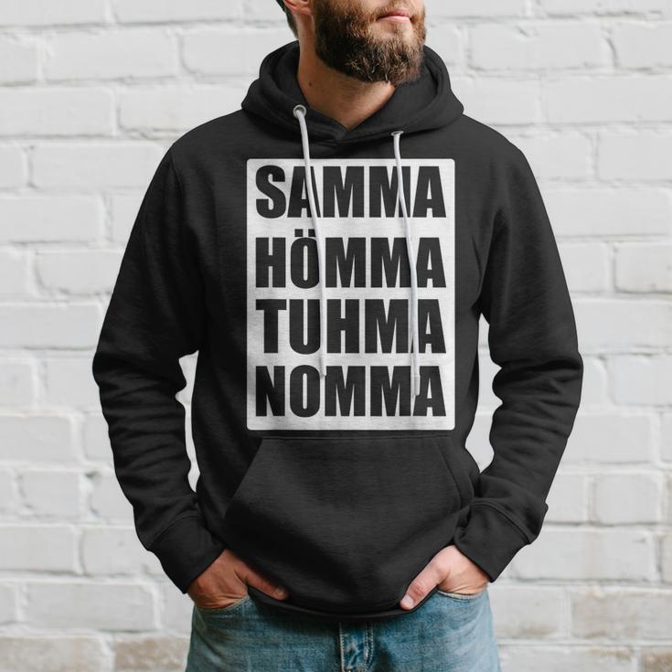 Samma Hömma Tuhma Nomma Ruhrpott Kapuzenpullover Geschenke für Ihn