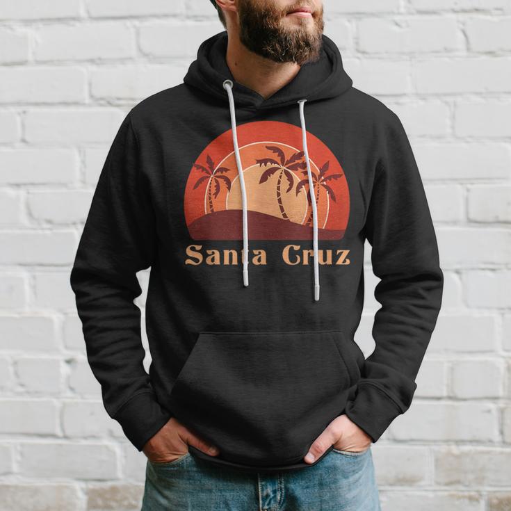 Santa Cruz Ca California 70S 80S Retrointage Kapuzenpullover Geschenke für Ihn