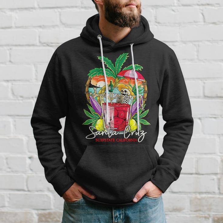 Santa Cruz Ca California Surfer I Santa Cruz California Kapuzenpullover Geschenke für Ihn