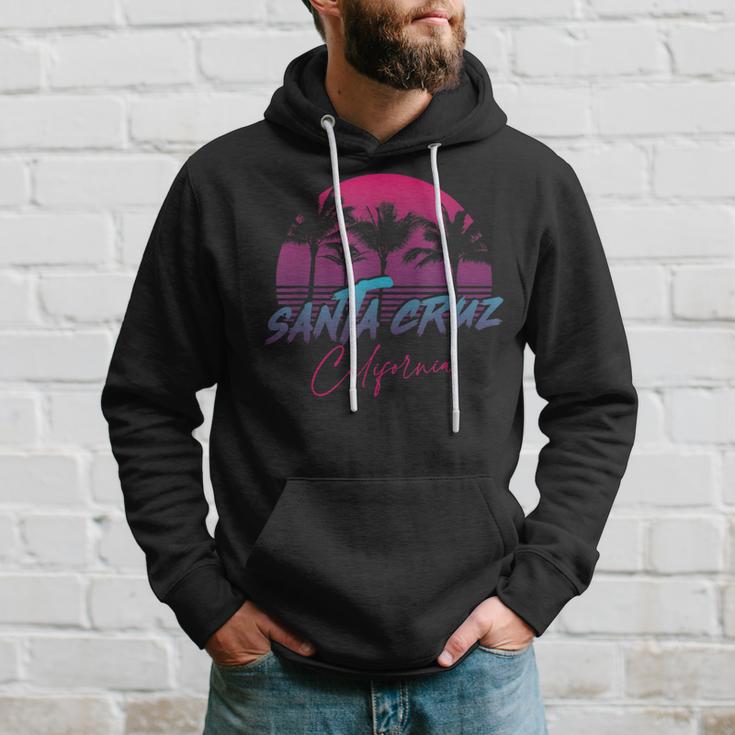 Santa Cruz Ca Retroaporwave 80S 90S Kapuzenpullover Geschenke für Ihn