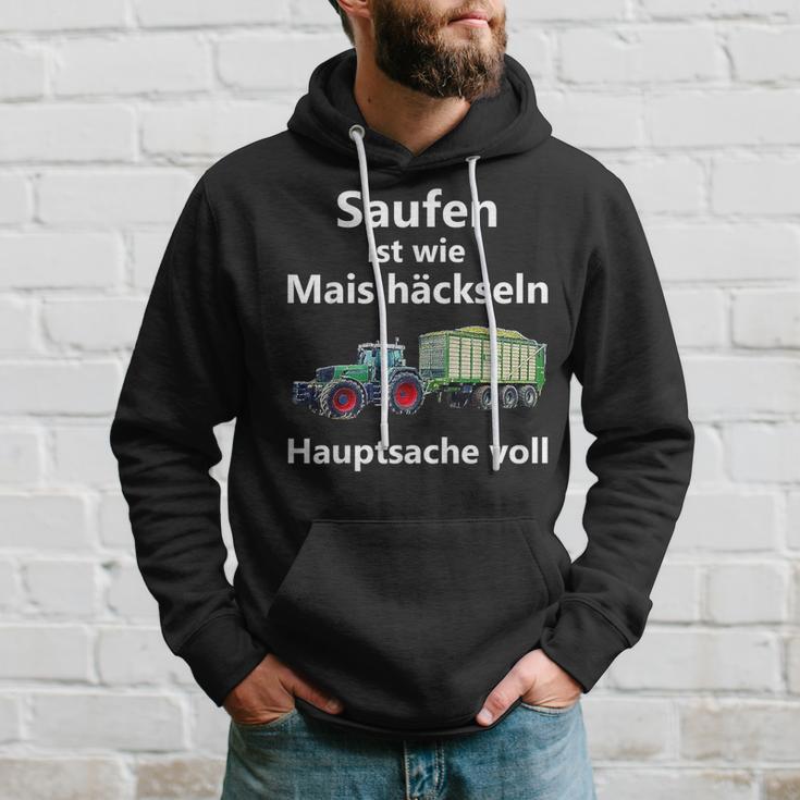 Saufen Ist Wie Mais Häckeln Hauptsachetoll Kapuzenpullover Geschenke für Ihn