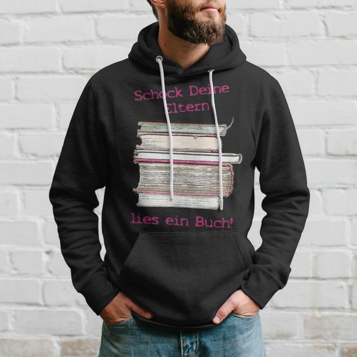 Schock Deine Eltern Lies Ein Buch S Kapuzenpullover Geschenke für Ihn