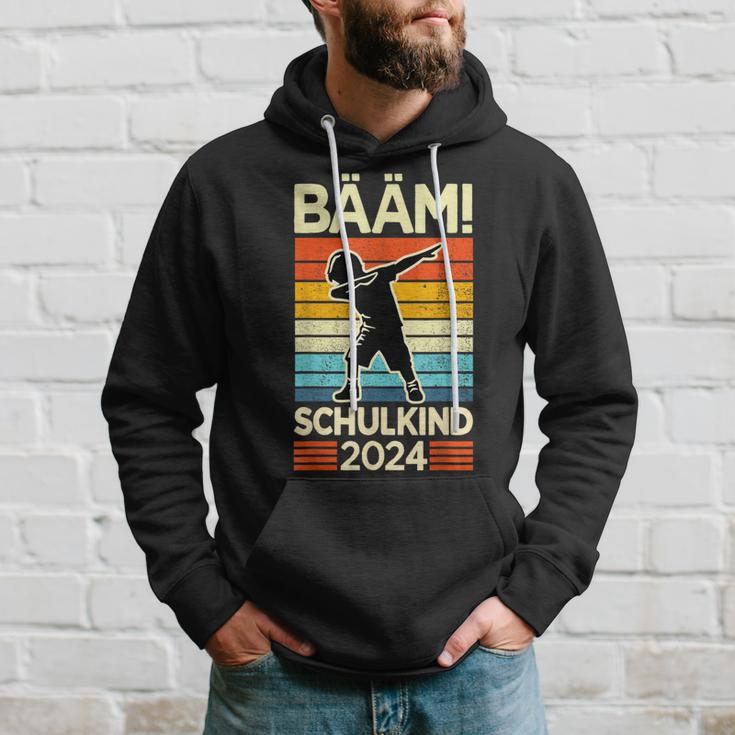 Schulkind 2024 Bääm Für Schulanfang Kapuzenpullover Geschenke für Ihn