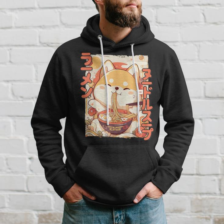 Shiba Inu Loving Ramen Kawaii Neko Shiba Inu Ramen For Dogs Kapuzenpullover Geschenke für Ihn