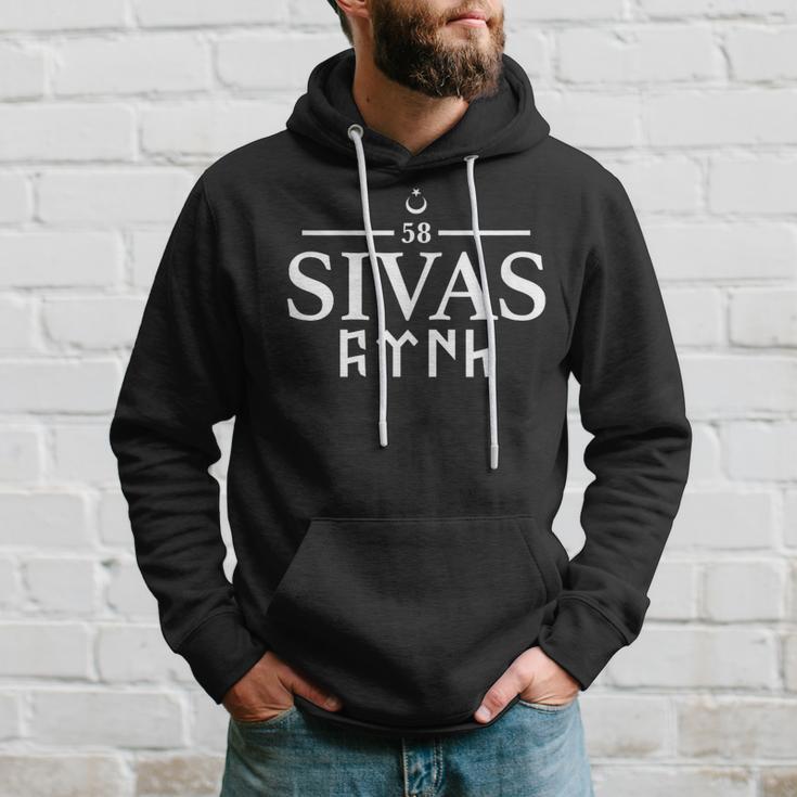 Sivasli Sivas 58 Göktürk Script Göktürkler Turkey Kapuzenpullover Geschenke für Ihn