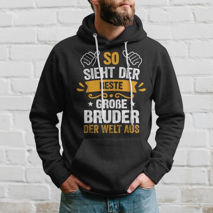 So Sieht Der Beste Große Bruder Der Welt German Kapuzenpullover Geschenke für Ihn