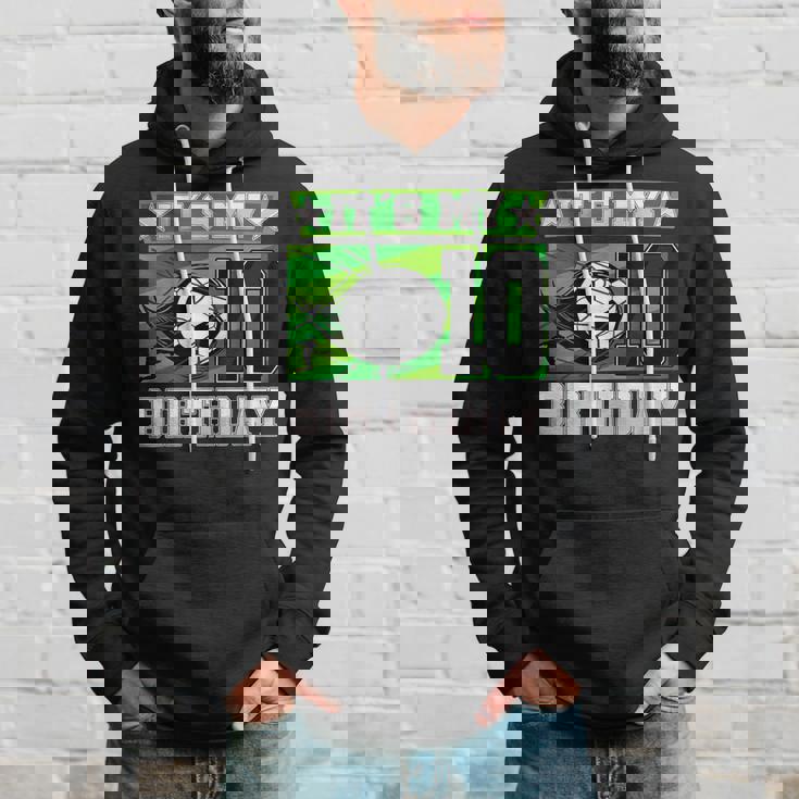 Soccer Birthday Party 10Th Birthday Boy 10 Years Old Hoodie Gifts for Him