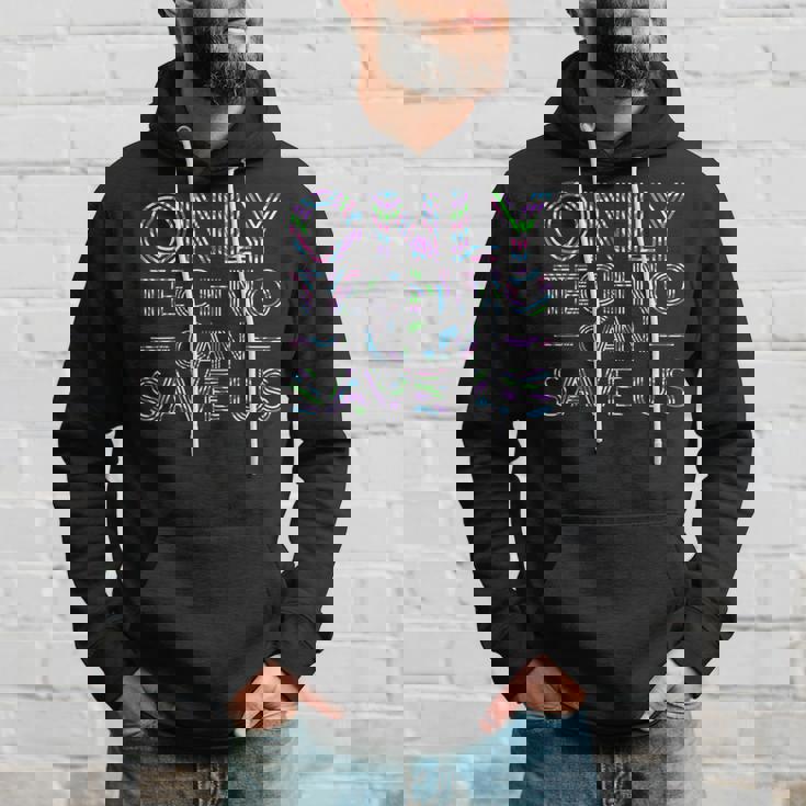 Solo El Techno Puede Salvarnos Edm Music Electronic Dance Sudadera Regalos para él