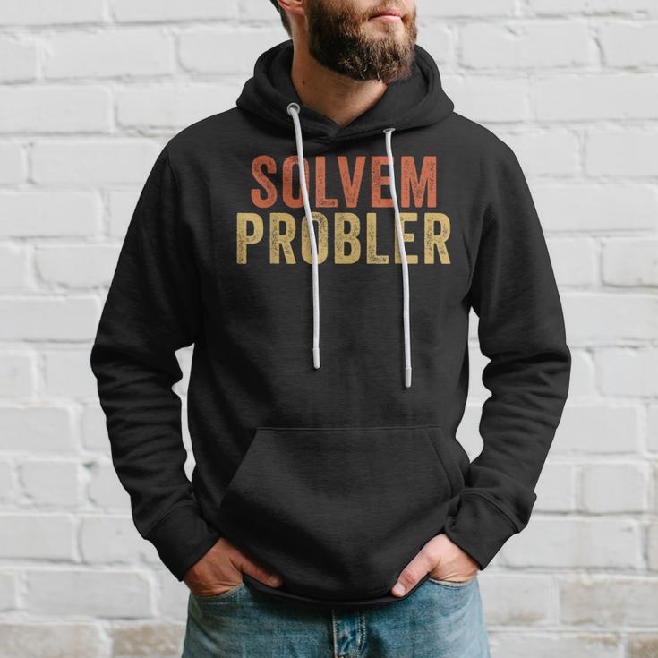 Solvem Probler Problem Solverintage Distressed Kapuzenpullover Geschenke für Ihn