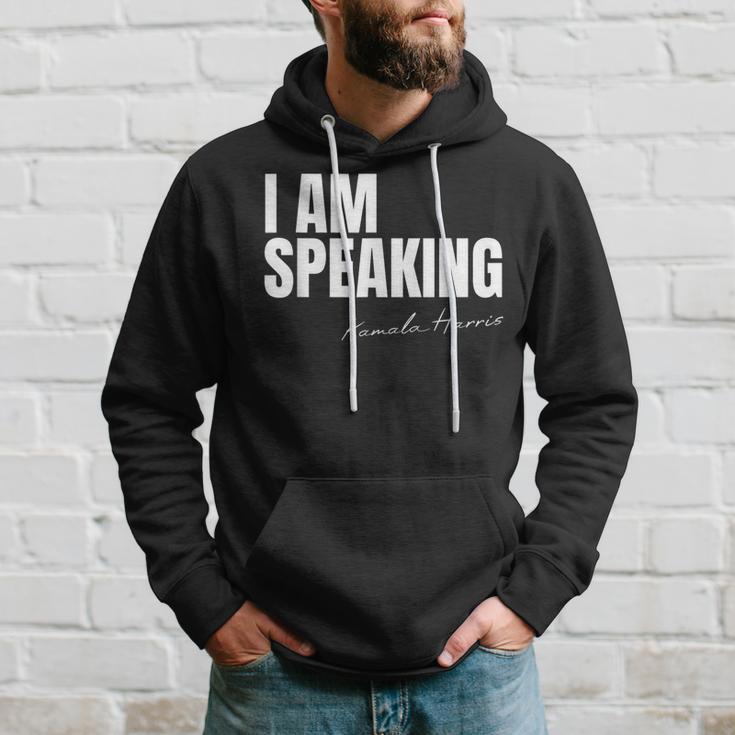 I Speak Kamala Harris Kapuzenpullover Geschenke für Ihn