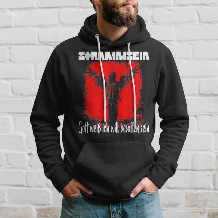 Stramm Sein Gott Weiß Ich Will Besoffen Sein Sein Sein Kapuzenpullover Geschenke für Ihn