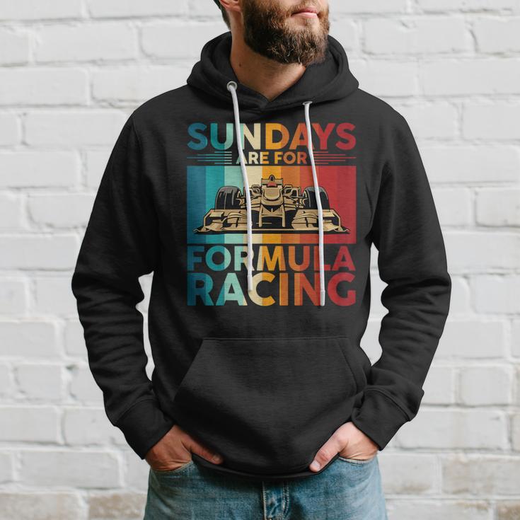 Sunday Are For Formula Racing Lovers Retro Race Car T-Shirt