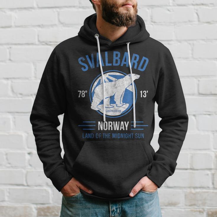 Svalbard Spitzbergen Polar Bear Longyearbyen Norway Polar Bear Kapuzenpullover Geschenke für Ihn