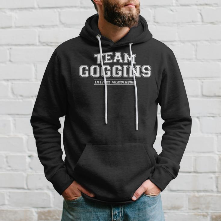 Team Goggins Proud Surname Kapuzenpullover Geschenke für Ihn