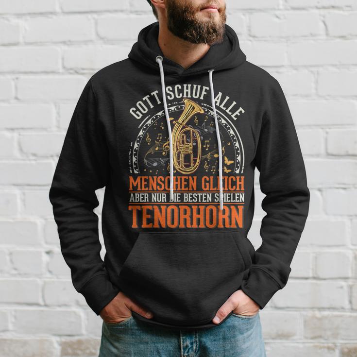 Tenor Horn Gott Tenor Hornist Kapuzenpullover Geschenke für Ihn