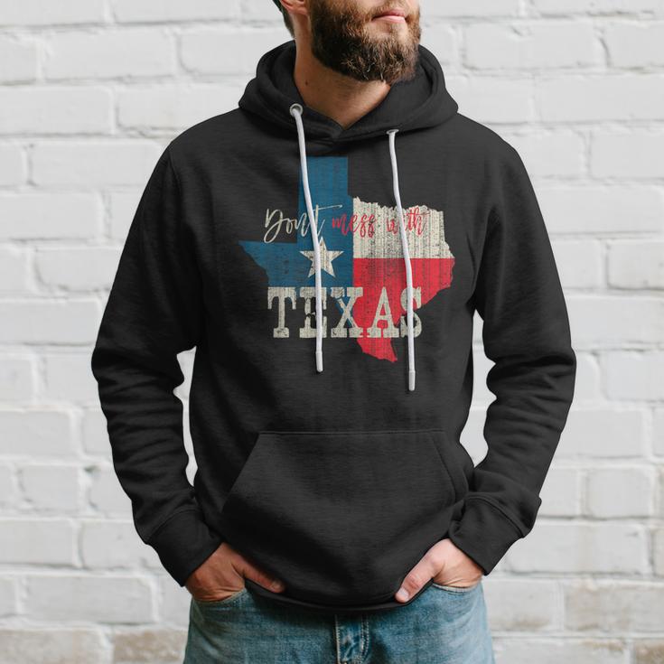 Texas The Lone Star State Leg Dich Nicht Mit Texas An Kapuzenpullover Geschenke für Ihn