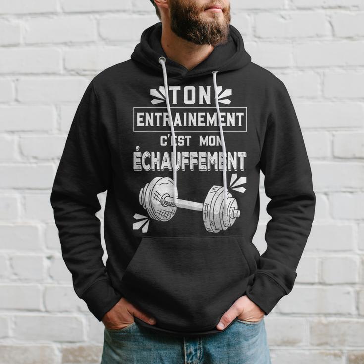 Sweat à Capuche Homme Bodybuilding Gym - T-Shirt Sport Ajusté Muscle Fit En Coton