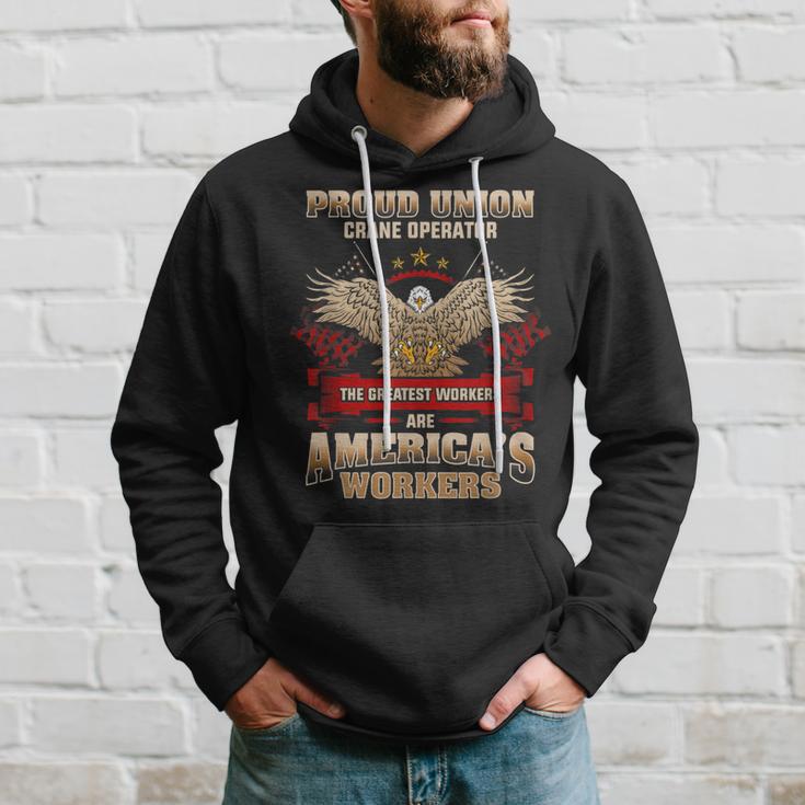 Operator Proud Union Crane Operator Proud Union Worker Hoodie - Monsterry DE