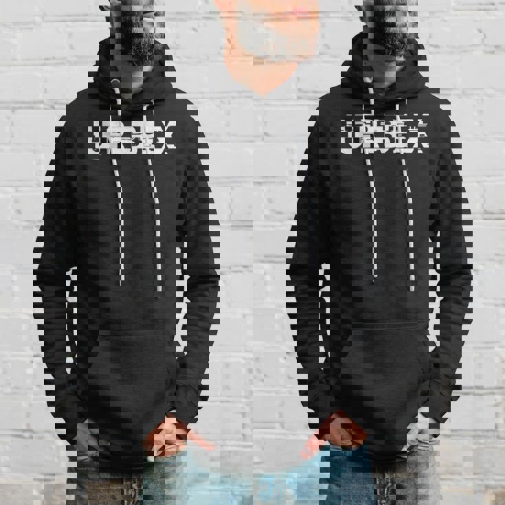 Urbex Urban Explorer Edifici Abbandonati Testo Glitch Felpa con cappuccio Regalos para él