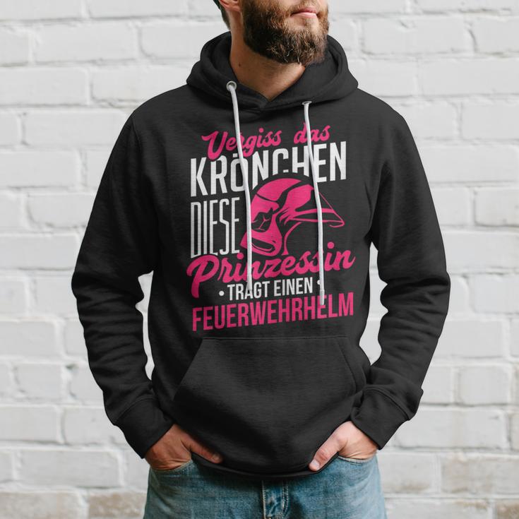 Vergiss Krönchen Princess Fireman Helmet Kapuzenpullover Geschenke für Ihn