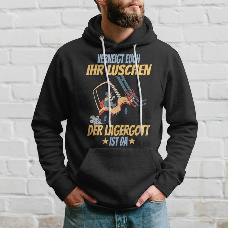 Verneigt Euch Ihr Luschen Der Lagergott Ist Da Flagler S Kapuzenpullover Geschenke für Ihn