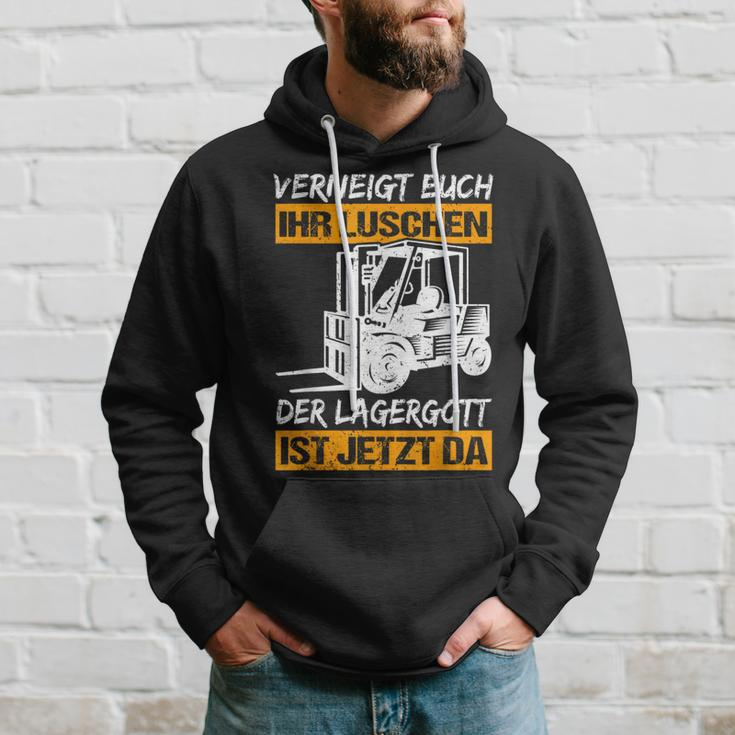 Verneigt Euch Ihr Luschen Der Lagergott Ist Jetzt Da Slogan Kapuzenpullover Geschenke für Ihn