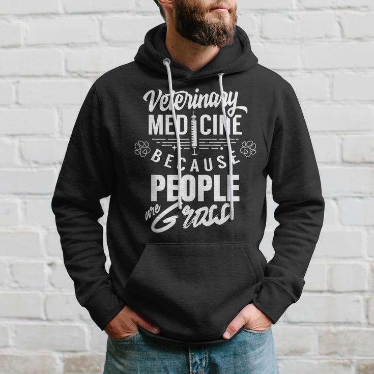 Veterinary Medicine Weil Menschen Eklig Sindeterinarian Profession Kapuzenpullover Geschenke für Ihn