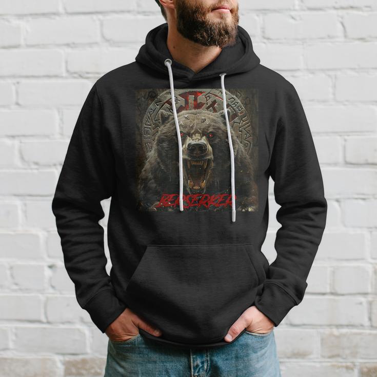 Vikingalhalla Berserker Bearikingsegvisir Kapuzenpullover Geschenke für Ihn