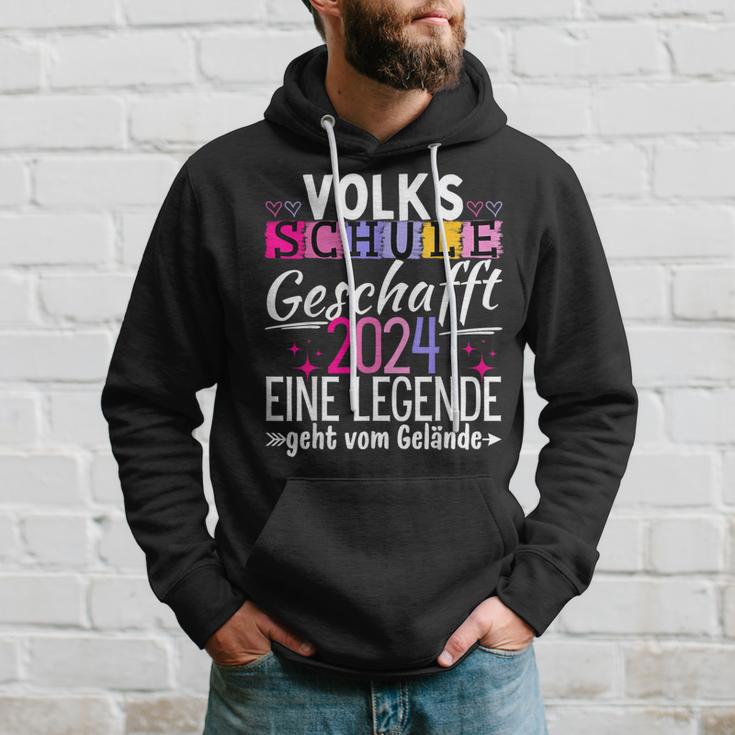 Volksschule Geschafft Abschlussolksschule 2024 Kapuzenpullover Geschenke für Ihn