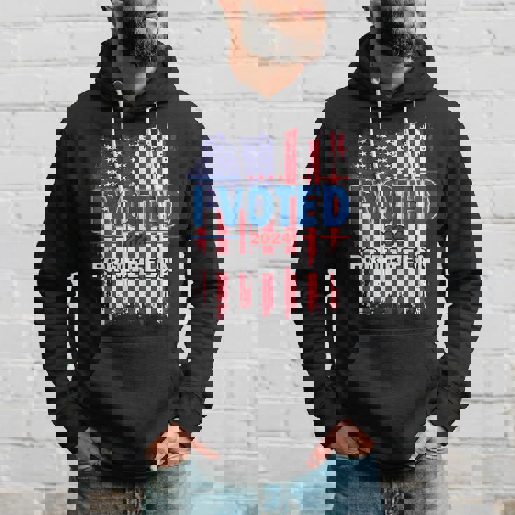 I Voted For The Felon Republican Trump 2024 I Voted Hoodie Gifts for Him