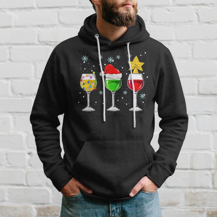 Weihnachten Prosecco Wein Lustiges Sekt Weinglas Geschenk Kapuzenpullover Geschenke für Ihn