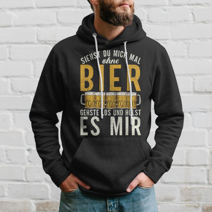 Wenn Du Mich Ohne Bier Sehst Geh Und Hol Mir Ein Bier Kapuzenpullover Geschenke für Ihn