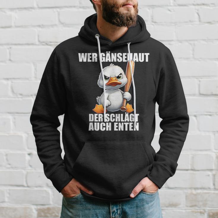 Wer Gänsehaut Der Schlagt Auch Enten Children's Kapuzenpullover Geschenke für Ihn