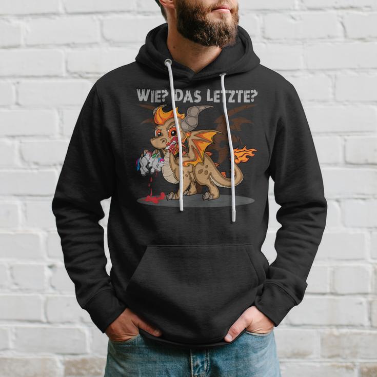 Wie Das Letzte Dragon Eats Unicorn Kapuzenpullover Geschenke für Ihn