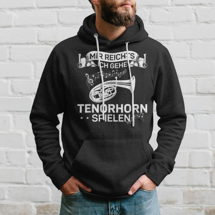 Wind Instrument Mir Reichts Ich Gehe Tenor Horn Kapuzenpullover Geschenke für Ihn