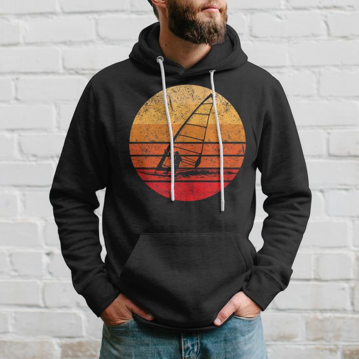 Windsurf Retrointage Sunset Kapuzenpullover Geschenke für Ihn