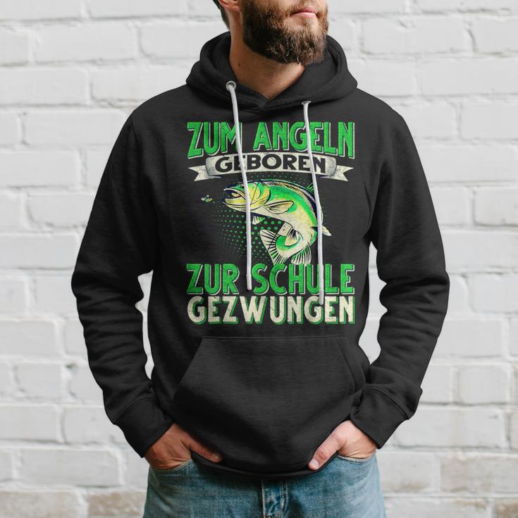 Zum Angeln Geboren Zum Angeln Geboren Zur Schule Gezw Kapuzenpullover Geschenke für Ihn