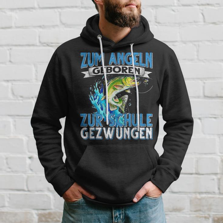 Zum Fishing Geboren Zur Schule Gezzwungen Fishing Fishing S Kapuzenpullover Geschenke für Ihn