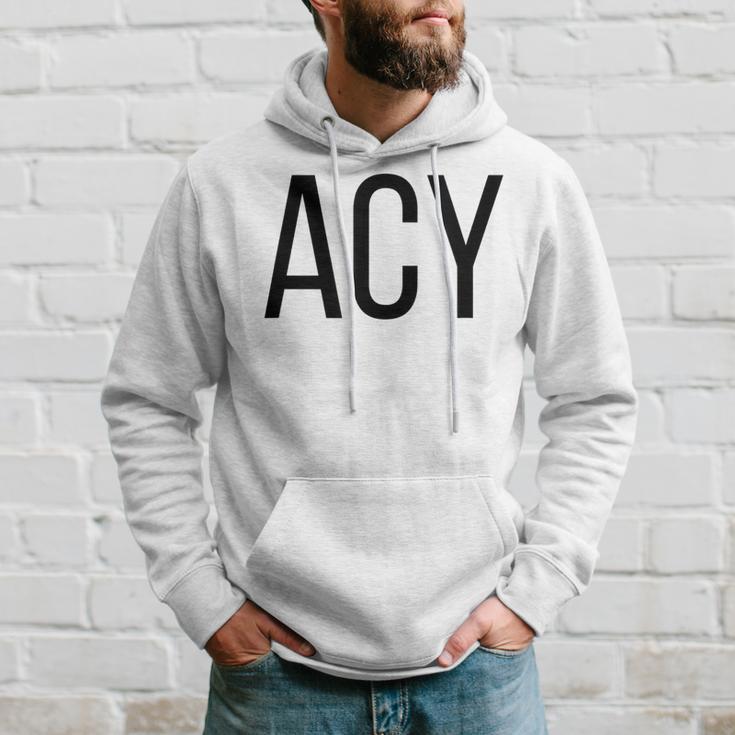 Acy Atlantic City New Jersey Airport Code Lists Acy Hoodie - Monsterry