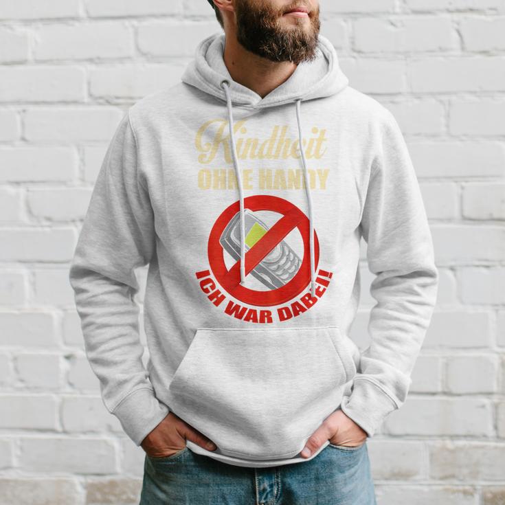 Backprint Kindheit Ohne Handy Ich War Dabei Kapuzenpullover Geschenke für Ihn